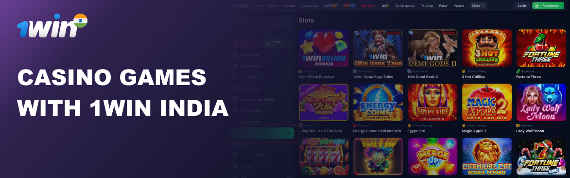 1win casino games